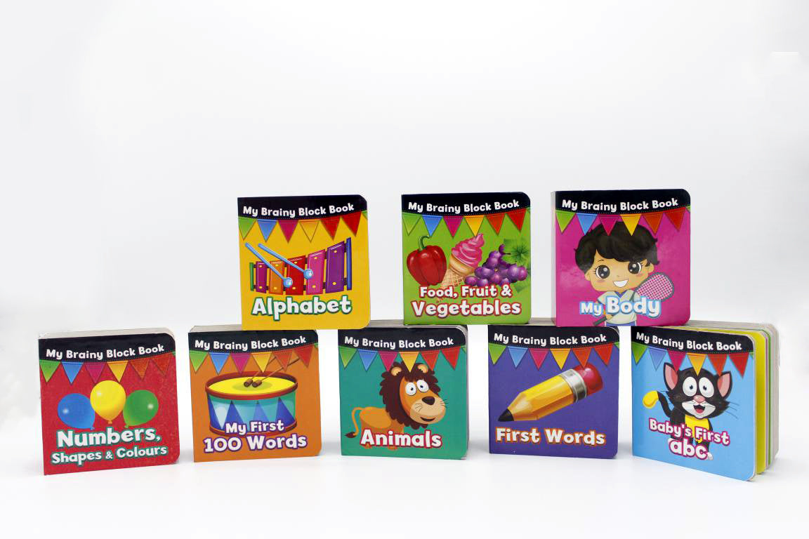 My Brainy Block Board Book Pack of 8