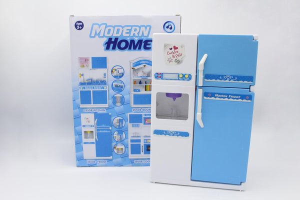 Modern Home Fridge & Dispenser Set (2550B)